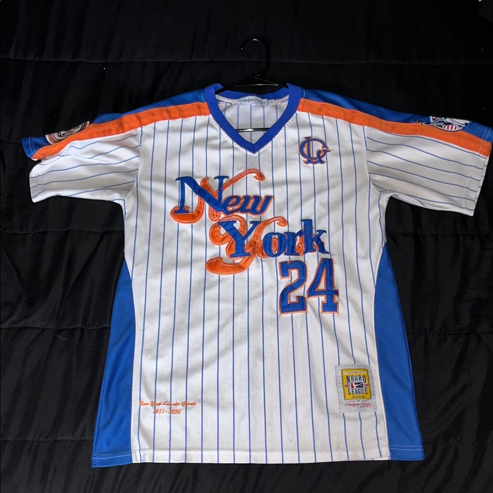 New York Blue and Orange Striped Jersey